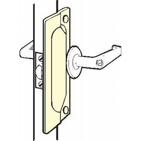 Don-Jo 2-3/4" x 7" Latch Protector for Outswing Doors with EBF Fasteners LP207EBFDU